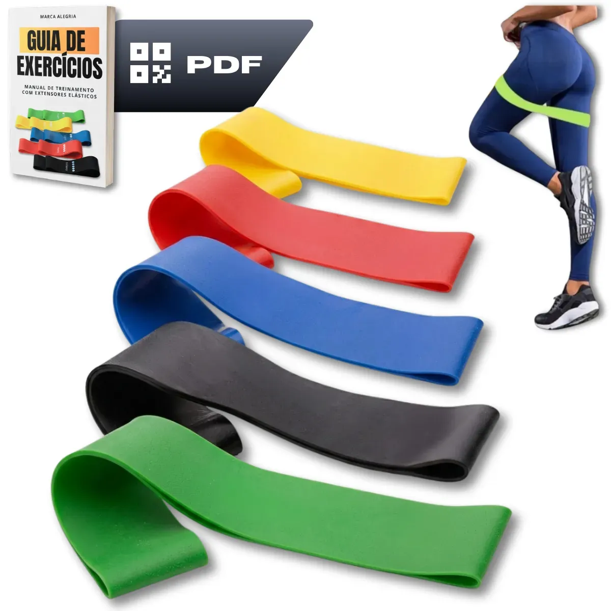 Kit de 5 Faixas Elásticas Mini Band: Benefícios, Como Usar e Vale a Pena Comprar?