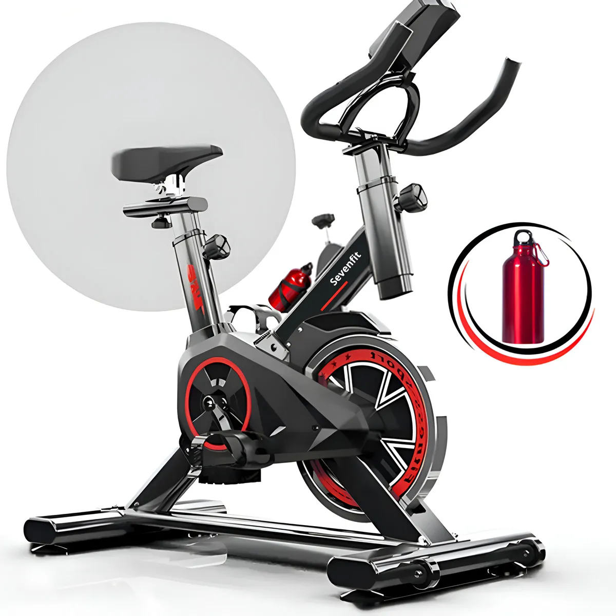 Bicicleta Ergométrica Sevenfit 6kg — 49% OFF para treinar em casa